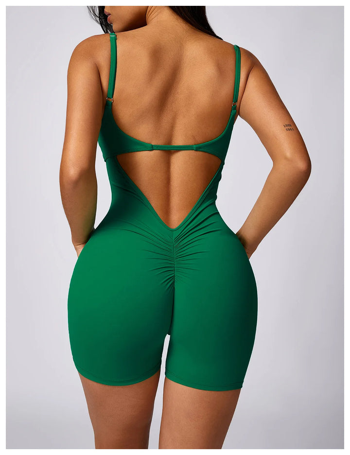 Sydney - V-Back Scrunch Romper