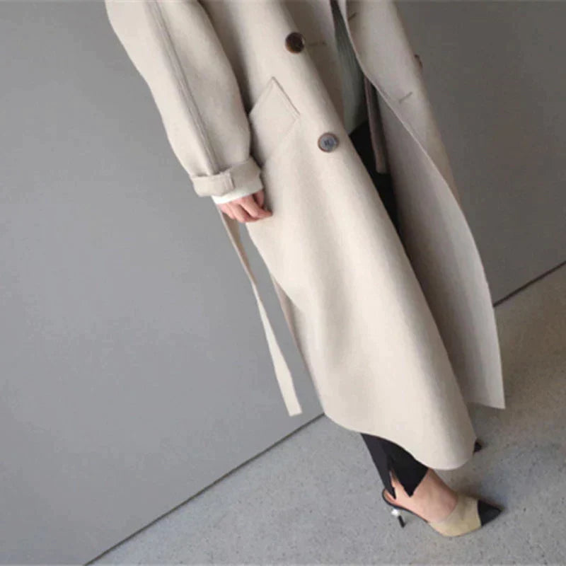 Christine - Longline Wool Coat