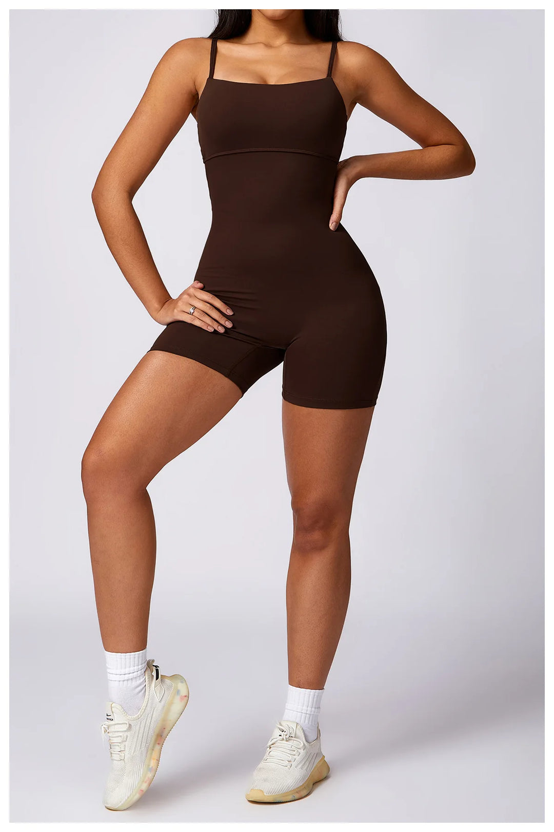 Sydney - V-Back Scrunch Romper