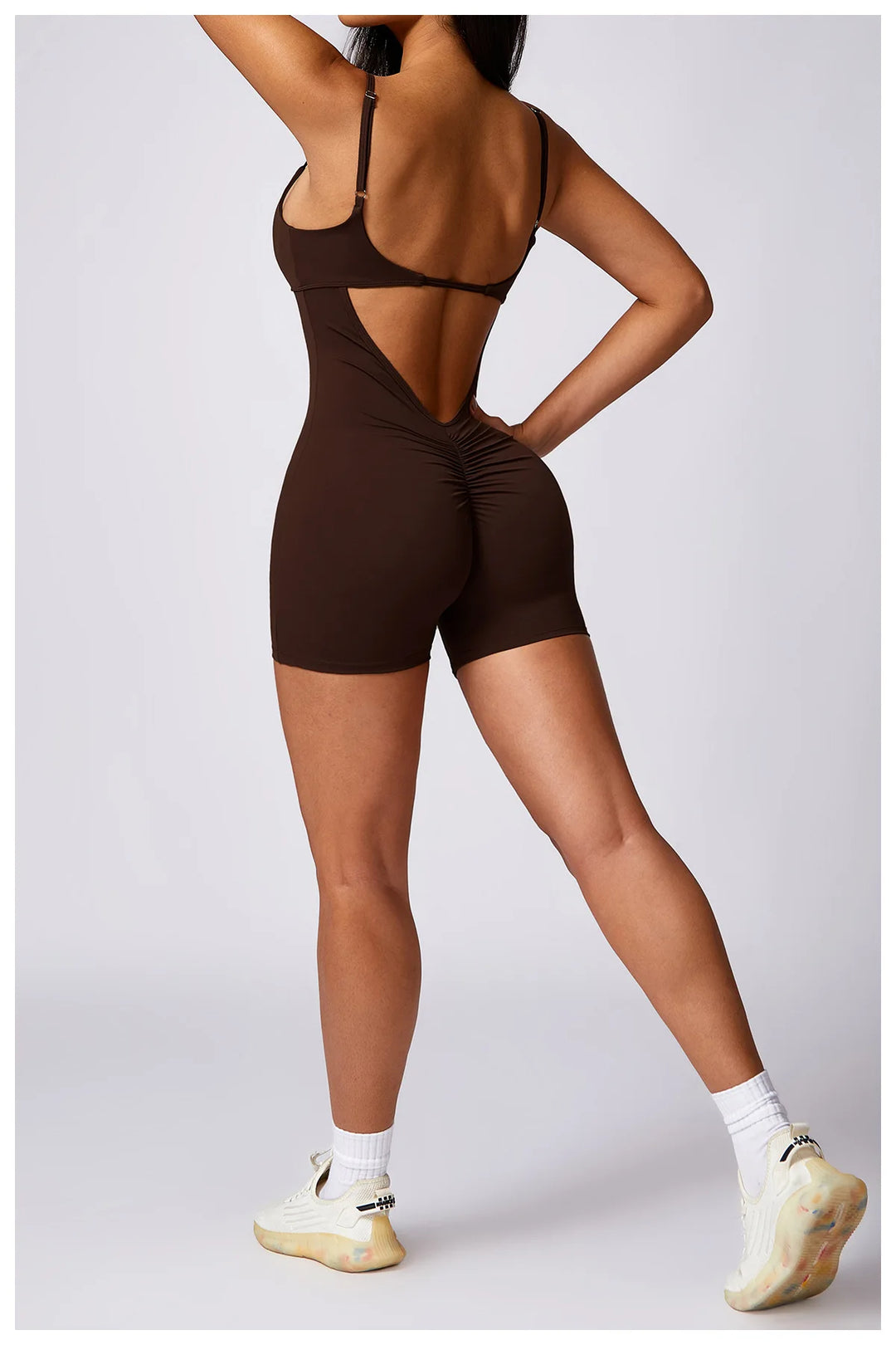 Sydney - V-Back Scrunch Romper