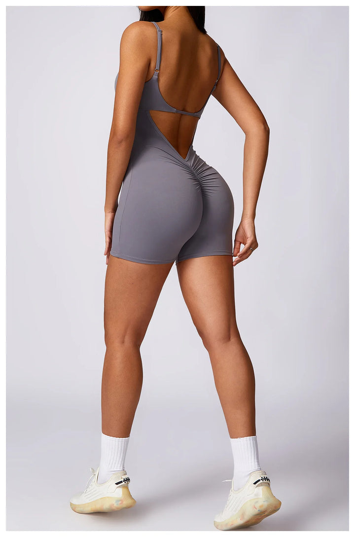 Sydney - V-Back Scrunch Romper