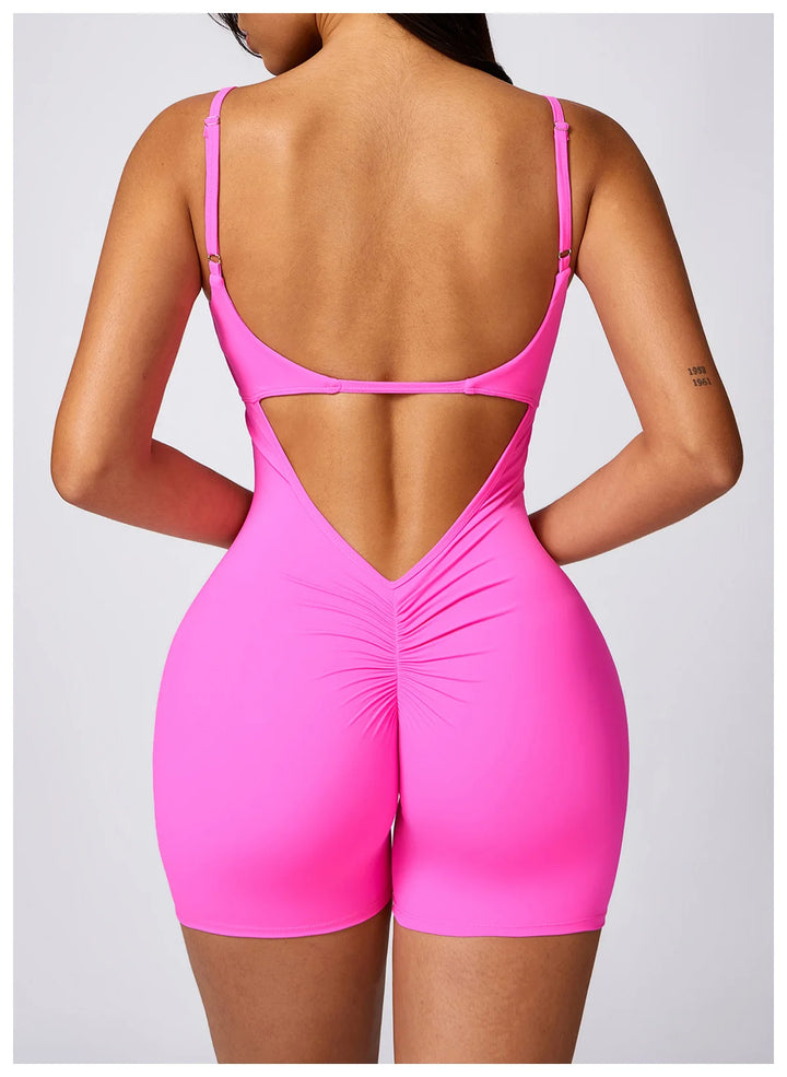 Sydney - V-Back Scrunch Romper