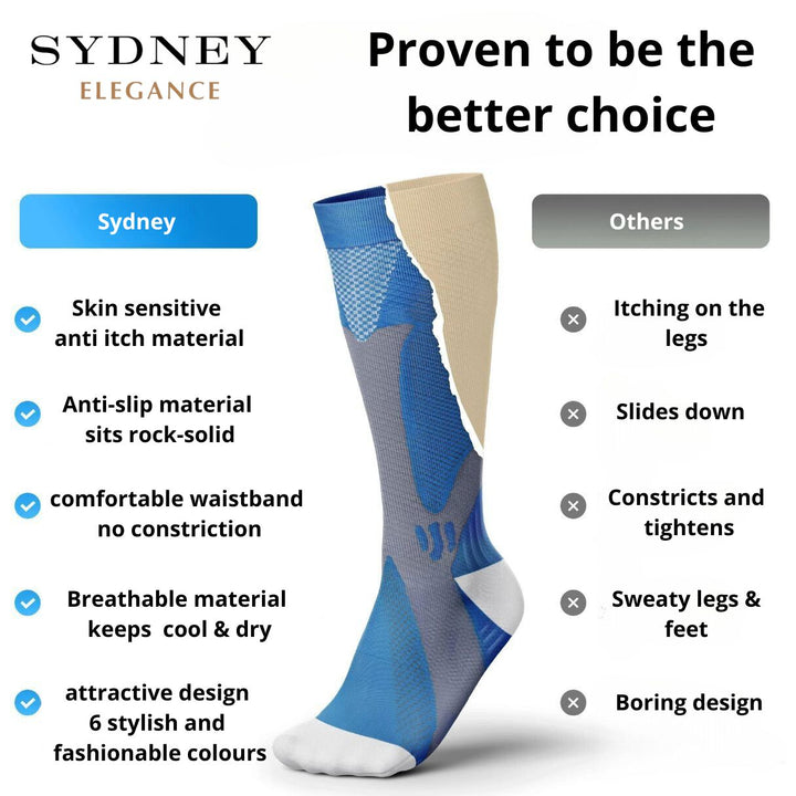 Sydney - Compression stockings for pain-free legs and feet