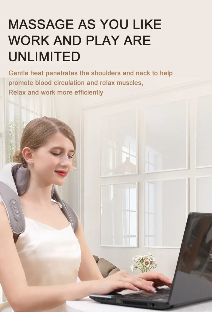 Neck & Shoulder Massager For Pain Relief