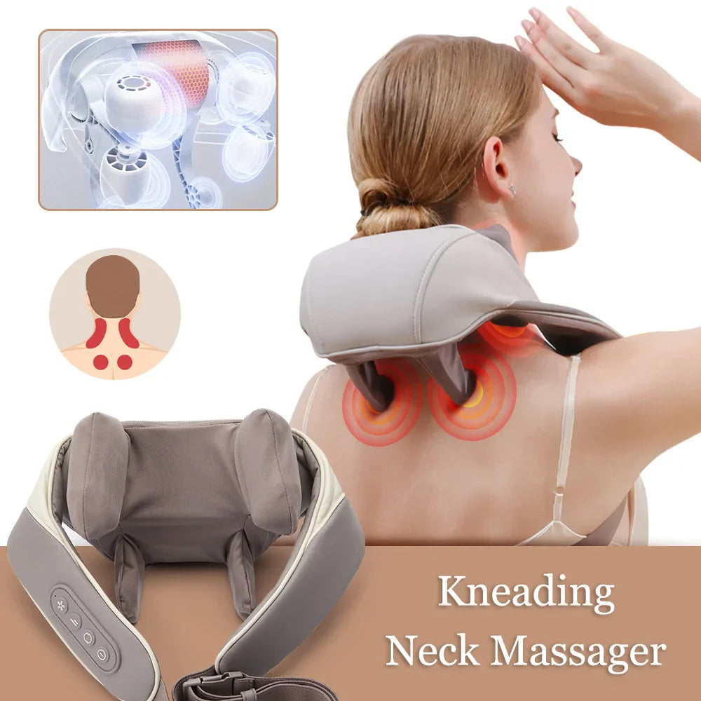 Neck & Shoulder Massager For Pain Relief