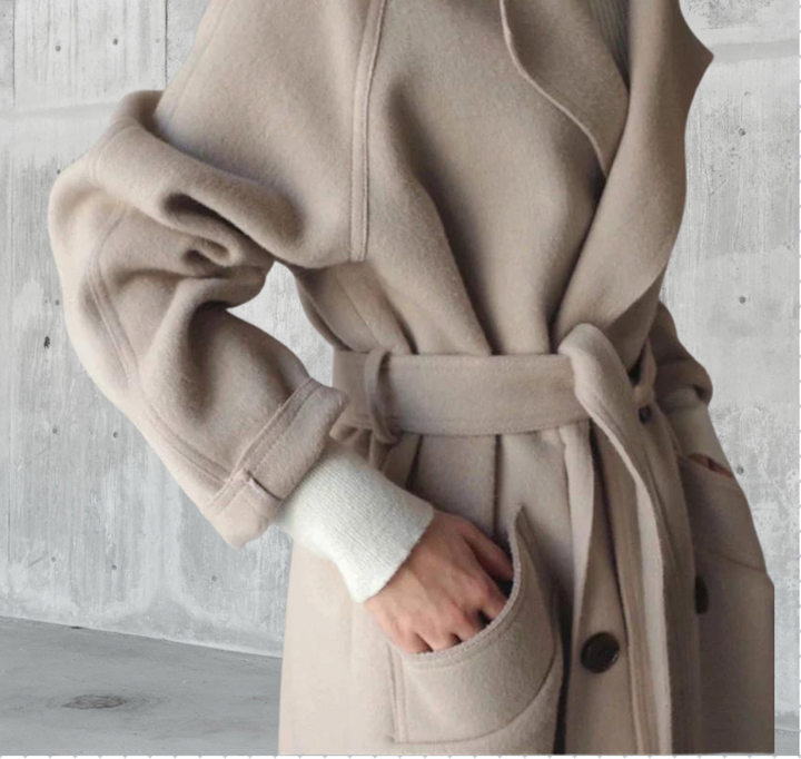 Christine - Longline Wool Coat