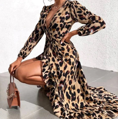 Lianne - Leopard Dress