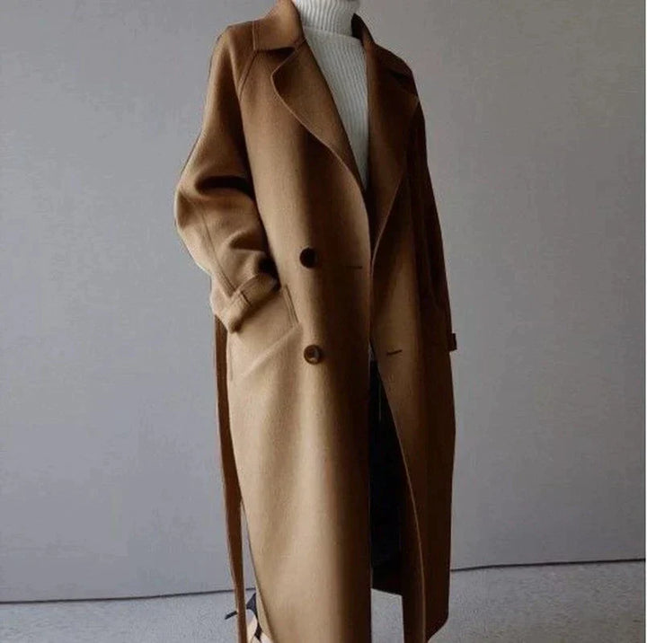 Christine - Longline Wool Coat