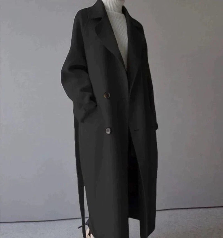 Christine - Longline Wool Coat