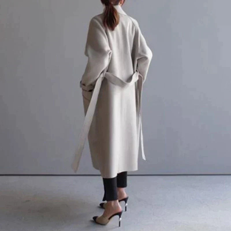 Christine - Longline Wool Coat