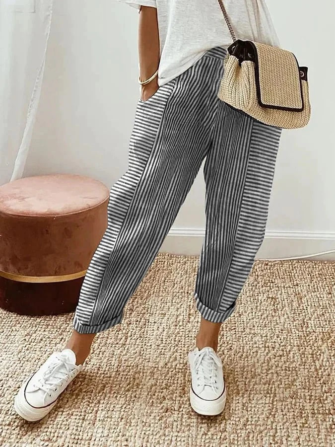 Sharon | Striped Pants