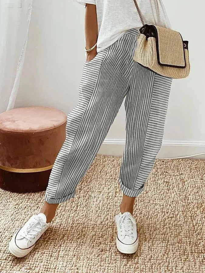 Sharon | Striped Pants