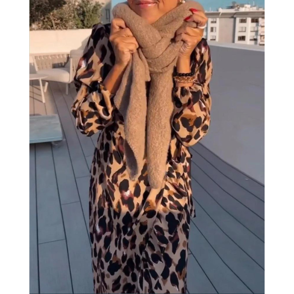 Lianne - Leopard Dress