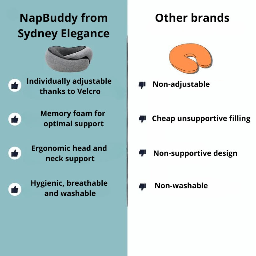 NapBuddy - TRAVEL PILLOW!