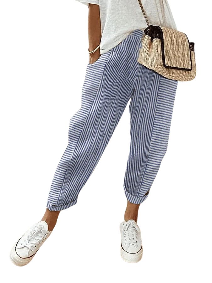 Sharon | Striped Pants